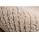 Moquette en laine FLUX cercle 461.68.AE200 OSTA - Géométrique, structurelle, loft rose / beige