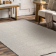 FLUX 461.3.AE121 wool carpet OSTA - Geometric, structural, loft beige / grey
