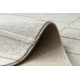 FLUX 461.3.AE121 Wollteppich OSTA - Geometrisch, Strukturell, Loft beige / grau