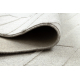 FLUX 461.3.AE121 Wollteppich OSTA - Geometrisch, Strukturell, Loft beige / grau
