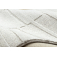FLUX 461.3.AE121 Wollteppich OSTA - Geometrisch, Strukturell, Loft beige / grau