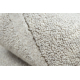 FLUX 461.3.AE121 Wollteppich OSTA - Geometrisch, Strukturell, Loft beige / grau