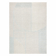FLUX 461.14.AE120 Wollteppich OSTA - Geometrisch, Strukturell, Loft grau / blau