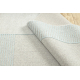 FLUX 461.14.AE120 Wollteppich OSTA - Geometrisch, Strukturell, Loft grau / blau