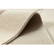 FLUX 461.14.AE200 ullteppe OSTA - Geometrisk, strukturell, loft beige / rosa