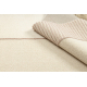 FLUX 461.14.AE200 ullteppe OSTA - Geometrisk, strukturell, loft beige / rosa