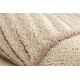 FLUX 461.14.AE200 Wollteppich OSTA - Geometrisch, Strukturell, Loft beige / rosa