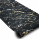 Runner anti-slip LOTUS GALACTIC 9523 Marble black / gold WASHABLE 120cm