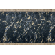 Runner anti-slip LOTUS GALACTIC 9523 Marble black / gold WASHABLE 120cm