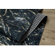 Runner anti-slip LOTUS GALACTIC 9523 Marble black / gold WASHABLE 120cm