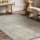 FLUX 461.46.AE500 wool carpet OSTA - Abstraction, structural, loft grey / blue