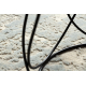 FLUX 461.46.AE500 wollen tapijt OSTA - Abstractie, structureel, loft grijs / blauw