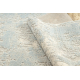 FLUX 461.46.AE500 wool carpet OSTA - Abstraction, structural, loft grey / blue
