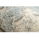 FLUX 461.46.AE500 wool carpet OSTA - Abstraction, structural, loft grey / blue