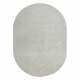 Covor din lână FLUX oval 461.67.AE503 OSTA - Geometric, structural, loft albastru / gri