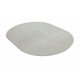 Covor din lână FLUX oval 461.67.AE503 OSTA - Geometric, structural, loft albastru / gri