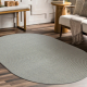 Covor din lână FLUX oval 461.67.AE503 OSTA - Geometric, structural, loft albastru / gri