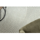Covor din lână FLUX oval 461.67.AE503 OSTA - Geometric, structural, loft albastru / gri