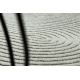 Covor din lână FLUX oval 461.67.AE503 OSTA - Geometric, structural, loft albastru / gri