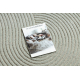 FLUX οβάλ 461.67.AE503 μάλλινο χαλί OSTA - Γεωμετρικό, δομικό, loft μπλε / γκρι 