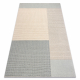 FLUX 461.9.AE500 Wollteppich OSTA - Geometrisch, Strukturell, Loft blau / creme
