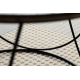 FLUX 461.9.AE500 Wollteppich OSTA - Geometrisch, Strukturell, Loft blau / creme