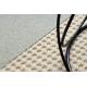 FLUX 461.9.AE500 villamatto OSTA - Geometrinen loft sininen / kerma