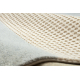 FLUX 461.9.AE500 Wollteppich OSTA - Geometrisch, Strukturell, Loft blau / creme