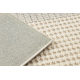 FLUX 461.9.AE500 Wollteppich OSTA - Geometrisch, Strukturell, Loft blau / creme