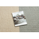 FLUX 461.9.AE500 Wollteppich OSTA - Geometrisch, Strukturell, Loft blau / creme