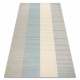 FLUX 461.3.AE120 Wollteppich OSTA - Linien, Strukturell, Loft grau / blau