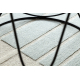 FLUX 461.3.AE120 Wollteppich OSTA - Linien, Strukturell, Loft grau / blau