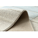 FLUX 461.3.AE120 Wollteppich OSTA - Linien, Strukturell, Loft grau / blau