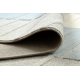 FLUX 461.3.AE120 Wollteppich OSTA - Linien, Strukturell, Loft grau / blau