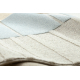 FLUX 461.3.AE120 Wollteppich OSTA - Linien, Strukturell, Loft grau / blau