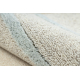 FLUX 461.3.AE120 Wollteppich OSTA - Linien, Strukturell, Loft grau / blau