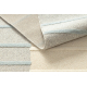 FLUX 461.3.AE120 Wollteppich OSTA - Linien, Strukturell, Loft grau / blau