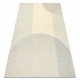 FLUX 461.7.AE120 Wollteppich OSTA - Geometrisch, Strukturell, Loft beige / grau