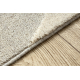 FLUX 461.7.AE120 Wollteppich OSTA - Geometrisch, Strukturell, Loft beige / grau