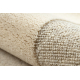 FLUX 461.7.AE120 Wollteppich OSTA - Geometrisch, Strukturell, Loft beige / grau