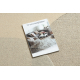 FLUX 461.7.AE120 wool carpet OSTA - Geometric, structural, loft beige / grey