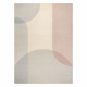 FLUX 461.7.AE990 Wollteppich OSTA - Geometrisch, Strukturell, Loft beige / grau