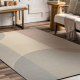 FLUX 461.7.AE990 Wollteppich OSTA - Geometrisch, Strukturell, Loft beige / grau