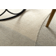FLUX 461.7.AE990 Wollteppich OSTA - Geometrisch, Strukturell, Loft beige / grau