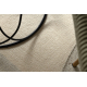 FLUX 461.7.AE990 wool carpet OSTA - Geometric, structural, loft beige / grey