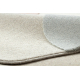 FLUX 461.7.AE990 Wollteppich OSTA - Geometrisch, Strukturell, Loft beige / grau