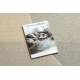 FLUX 461.7.AE990 Wollteppich OSTA - Geometrisch, Strukturell, Loft beige / grau