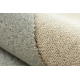 FLUX 461.10.AE500 Wollteppich OSTA - Geometrisch, Strukturell, Loft blau / creme