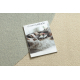 FLUX 461.10.AE500 Wollteppich OSTA - Geometrisch, Strukturell, Loft blau / creme