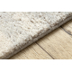 FLUX 461.43.AE110 Wollteppich OSTA - Geometrisch, Strukturell, Loft creme / grau